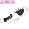 vidaXL Embauchoirs 5 paires noir EU 35-38 plastique