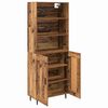 vidaXL Haut Armoire Bois Ancien 69,5 x 34 x 180 cm