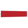 vidaXL Auvent lat&eacute;ral r&eacute;tractable de patio 100x500 cm Rouge