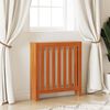 vidaXL Cache-radiateur cire marron 79,5x19x84 cm bois massif de pin