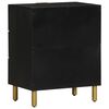 vidaXL Table de chevet noir 50x33x62 cm bois d'ing&eacute;nierie