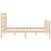 vidaXL Cadre de lit sans matelas bois de pin massif