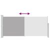 vidaXL Auvent latéral rétractable 140 x 300 cm Gris