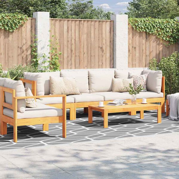 vidaXL Tapis d'ext&eacute;rieur G&eacute;om&eacute;trique ARAKIL Gris et blanc 500 x 250 cm