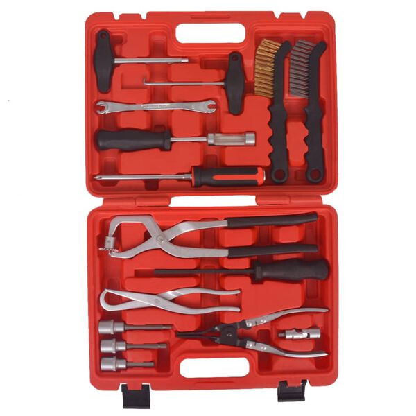 vidaXL Ensemble d'outils d'assemblage et d'entretien des freins 15 pcs