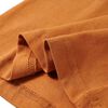 T-shirt enfants à manches longues ocre foncé 92