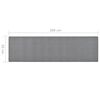 vidaXL Tapis de couloir Gris fonc&eacute; 50x200 cm
