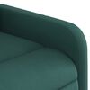 vidaXL Fauteuil inclinable vert fonc&eacute; tissu