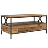 vidaXL Table basse Bois ancien 100 x 51 x 45 cm Bois d'ingénierie