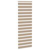 vidaXL Store z&egrave;bre marron sable largeur du tissu 80,9 cm polyester