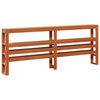 vidaXL Cadre de lit Cire marron 180 x 200 cm Bois de Pin Massif
