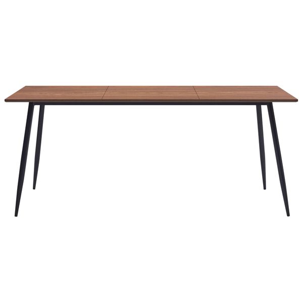 vidaXL Ensemble de salle &agrave; manger 9 pcs Gris clair Similicuir