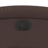 vidaXL Fauteuil inclinable &eacute;lectrique Marron Similicuir