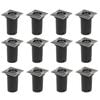 vidaXL 12 pcs Lampes encastrables au sol d'ext&eacute;rieur Carr&eacute;