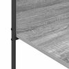 vidaXL Porte-v&ecirc;tements Gris 120 x 44 x 160 cm Bois d'ing&eacute;nierie
