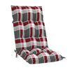 vidaXL Chaises inclinables de jardin et coussins lot de 4 Teck solide