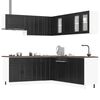 vidaXL Ensemble d'armoires de cuisine 11 pcs Porto bois d'ing&eacute;nierie