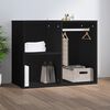 vidaXL Armoire de dressing noir 80x40x65 cm bois d'ing&eacute;nierie