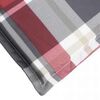 vidaXL Coussin de transat ensoleill&eacute; Rouge et gris 178 x 60 x 4 cm