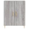 vidaXL Buffet sonoma gris 69,5x34x90 cm bois d'ing&eacute;nierie