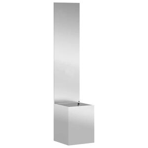 vidaXL &Eacute;cran de confidentialit&eacute; de jardin Argent&eacute; 32 x 32 x 150 cm