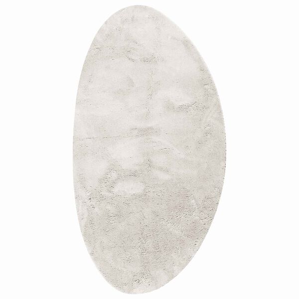 vidaXL Tapis HUARTE Crème 100 x 200 cm Polyester