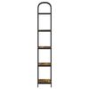 vidaXL &Eacute;tag&egrave;re Ch&ecirc;ne fum&eacute; 40 x 30 x 183 cm Bois d'ing&eacute;nierie