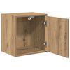 vidaXL Armoires murales garage 2 pcs ch&ecirc;ne artisanal bois d'ing&eacute;nierie