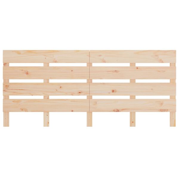 vidaXL T&ecirc;te de lit 120x3x80 cm Bois massif de pin