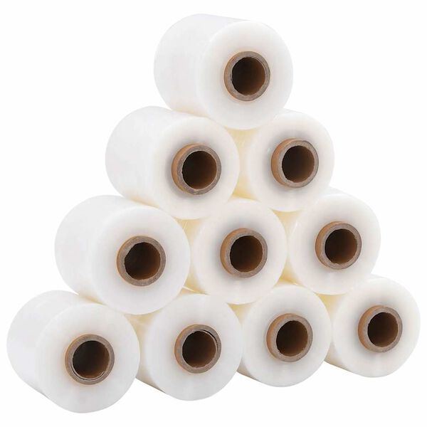 vidaXL Films &eacute;tirables 10 pcs transparent 23 &mu;m 10 cm x 300 m