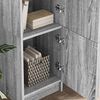 vidaXL Bureau 2 pcs Gris Sonoma