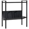 vidaXL Biblioth&egrave;que 2 niveaux Noir 52x28x59 cm bois d'ing&eacute;nierie
