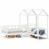 vidaXL Ensemble de lit de jour avec toit 80x200 cm bois de pin massif