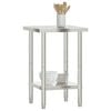 vidaXL Table de travail de cuisine 55x55x85 cm acier inoxydable