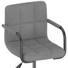 vidaXL Chaises &agrave; manger pivotantes lot de 2 gris clair velours