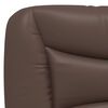 vidaXL Cadre de lit sans matelas Hvar marron 100x200 cm similicuir