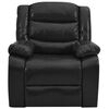 vidaXL Recliner de massage &eacute;lectrique Noir 92 x 93 x 98 cm Simili cuir