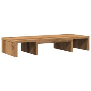 vidaXL Support de moniteur r&eacute;glable ch&ecirc;ne artisanal bois d'ing&eacute;nierie