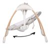 Bo Jungle Transat pour b&eacute;b&eacute; portable Dolphy Naturel et blanc pur
