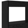 vidaXL Tête de lit Chêne noir 120 x 17 x 102 cm Bois d'ingénierie