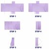 vidaXL Serviettes de Transat 2 pcs Violet 210 x 75 cm