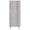 vidaXL Buffet sonoma gris 69,5x34x90 cm bois d'ing&eacute;nierie