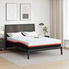 vidaXL Matelas Blanc et Gris 140 x 200 cm Tissu jacquard