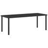 vidaXL Ensemble de salle &agrave; manger pour jardin 9 pcs Beige polyrotin