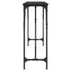 vidaXL Table console noir 200x29x75 cm bois d'ing&eacute;nierie