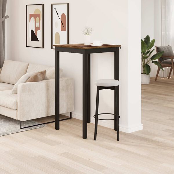 vidaXL Table de bar debout Bois d'ing&eacute;nierie