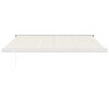 vidaXL Auvent r&eacute;tractable cr&egrave;me 3,5x2,5 m tissu et aluminium
