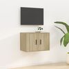 vidaXL Meuble TV mural Ch&ecirc;ne sonoma 57x34,5x40 cm