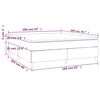 vidaXL Sommier &agrave; lattes de lit et matelas Vert fonc&eacute; 160x200cm Velours