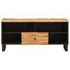 vidaXL Meuble TV Marron 100 x 33 x 46 cm Bois de mangue massif